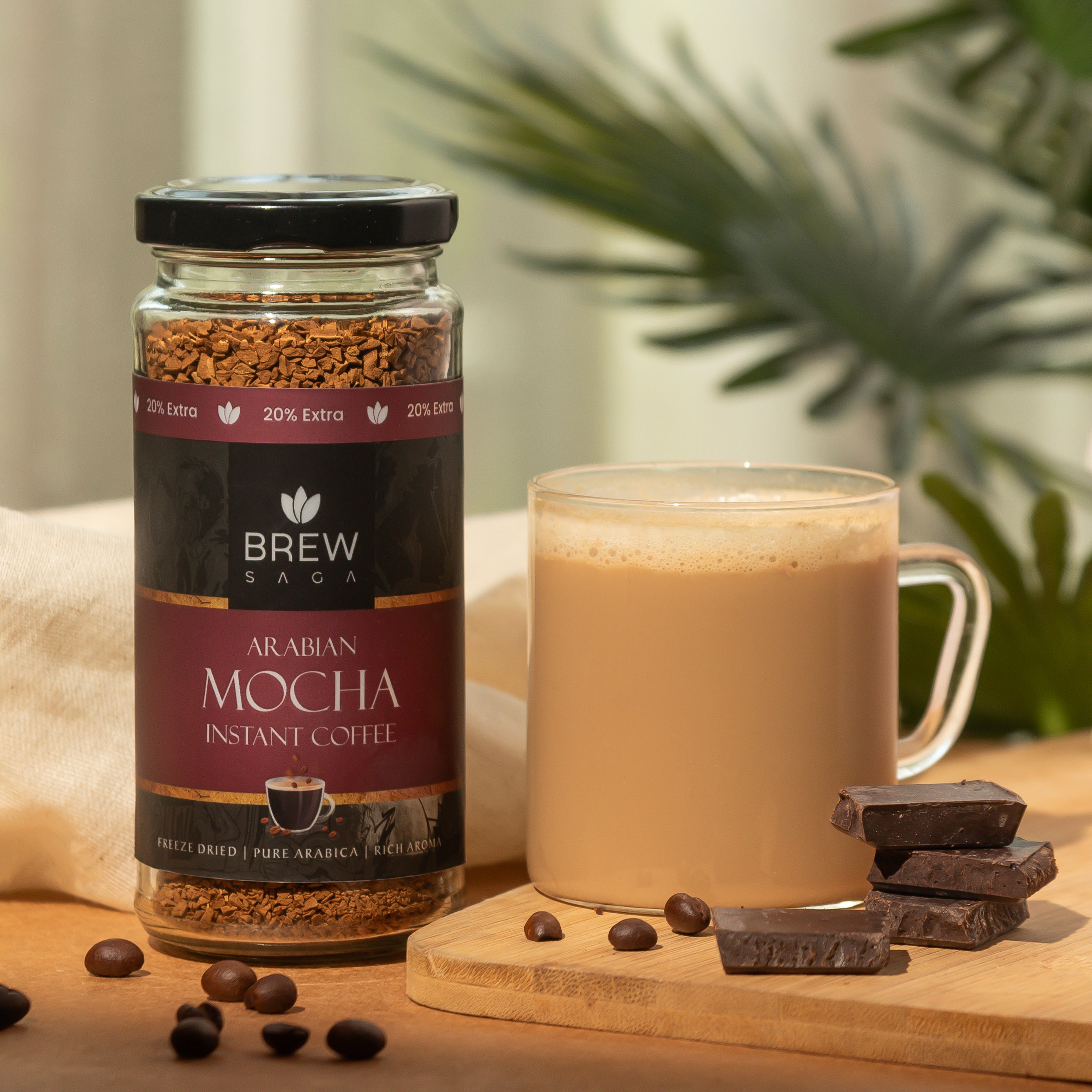 Arabian Mocha 50 Gram + 20% Extra – Brewsaga Coffee